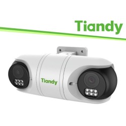 Tiandy Telecamera Double Turret Spark 2MP 2.8mm, PoE, 0.02Lux, IP67 - TC-C32RN