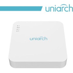 NVR Uniarch 4 Canali 8 Megapixel, 4 Porte PoE