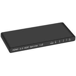 Splitter HDMI 1x2, 18G HDMI 2.0  4K2K@60Hz con Downscaling