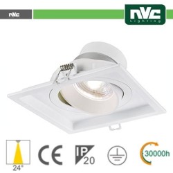 Incasso Multi lampada - 9w (1x9w) 3000k 720lm 24°