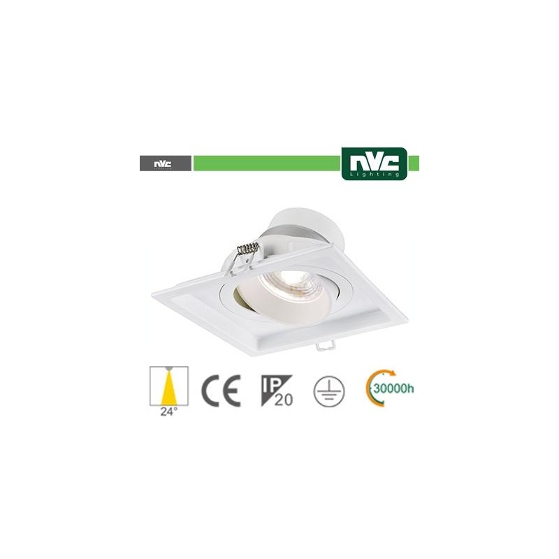 Incasso Multi lampada - 9w (1x9w) 4000k 720lm 24°