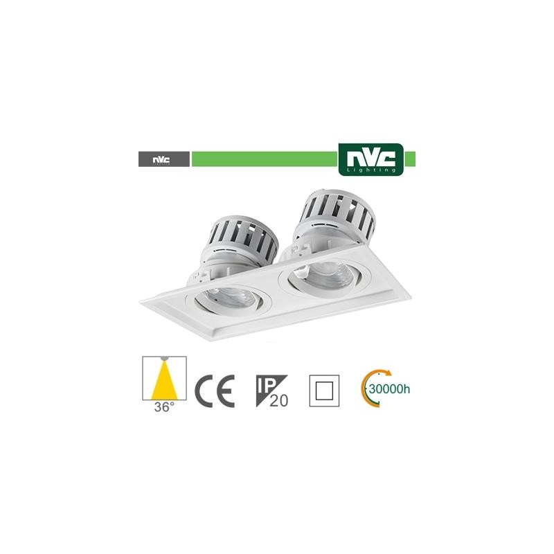 Incasso Multi lampada - 48w(2x24w) 4000k 4270lm 36° PF95