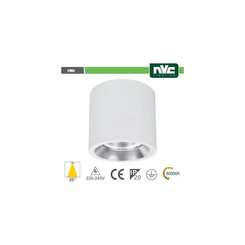 Downlight Sporgente - IP20 24W 2000LM 3000K 36°